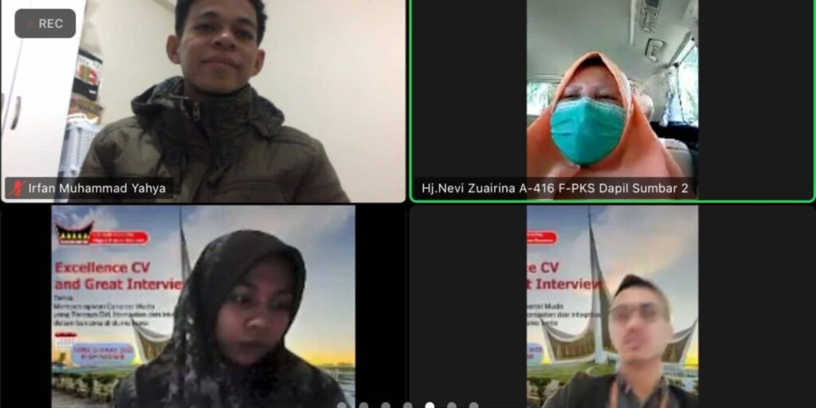 Seminar Membangun Kepercayaan Diri Generasi Muda, Nevi Zuairina Sampaikan Pentingnya Kompetensi dan Integritas dalam Persaingan Dunia Kerja