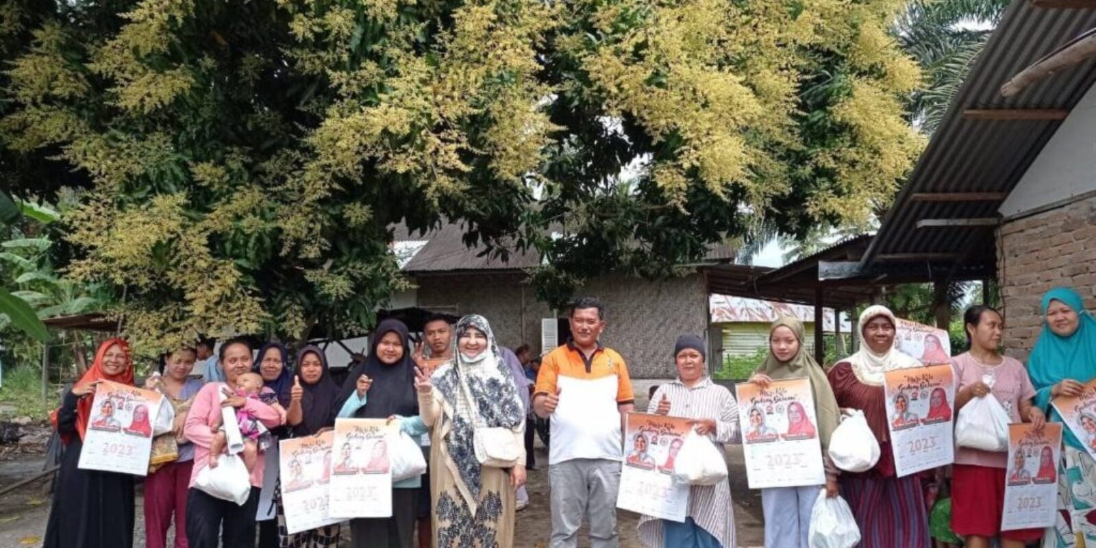 Nevi Zuairina di Tahun 2023, Melanjutkan Kegiatan Rutin Memberikan Paket Sembako