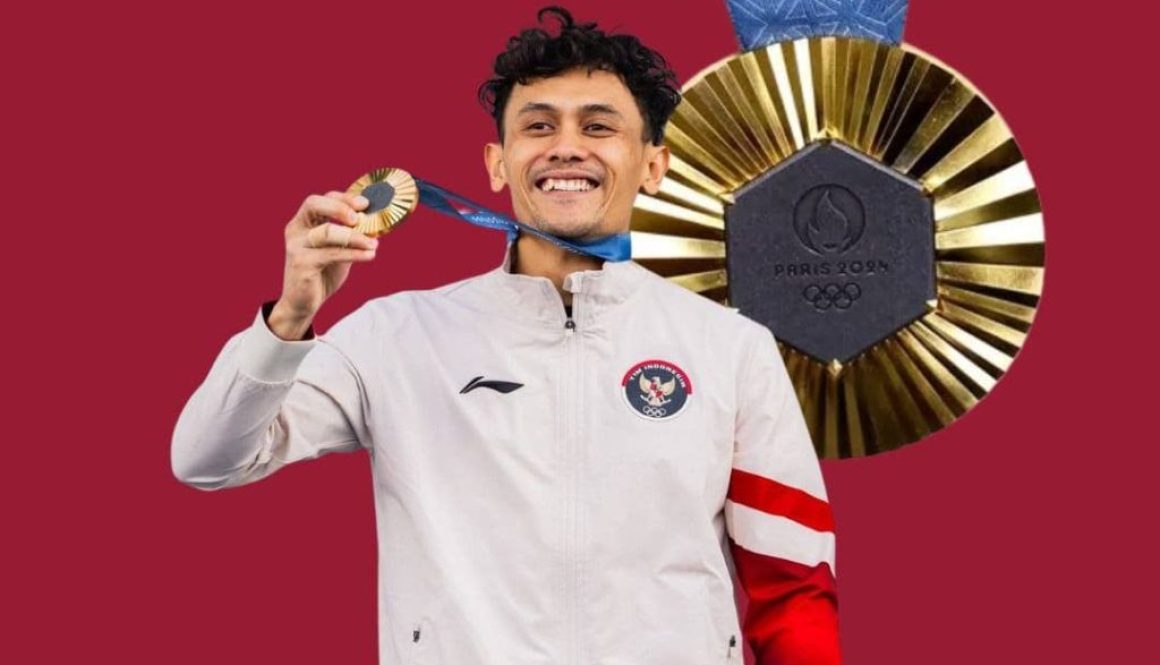 Panjat Tebing Persembahkan Emas Pertama untuk Indonesia di Olimpiade Paris 2024, Hj. Nevi Apresiasi Veddriq Leonardo dan Kepemimpinan FPTI Pusat